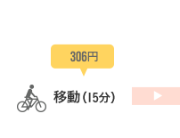 [移動（15分）]306円