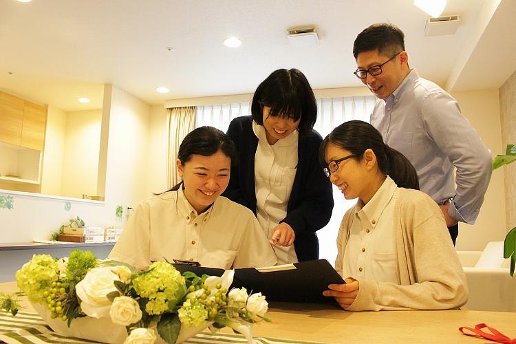 お客様に寄り添い、今のご状態に合ったサービス提供できるように、こまめに相談し思いの共有をしています。