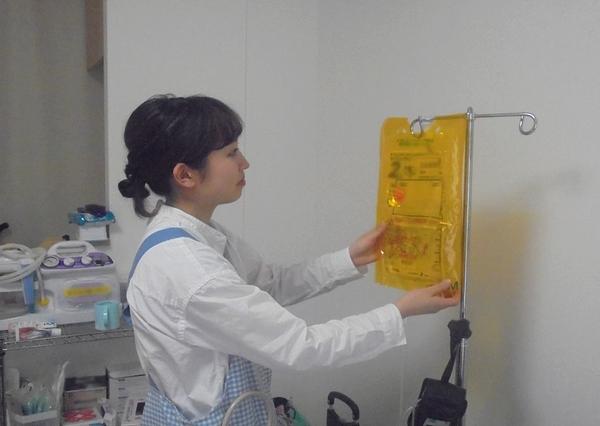 看護職員を24時間配置（満床時）しています。