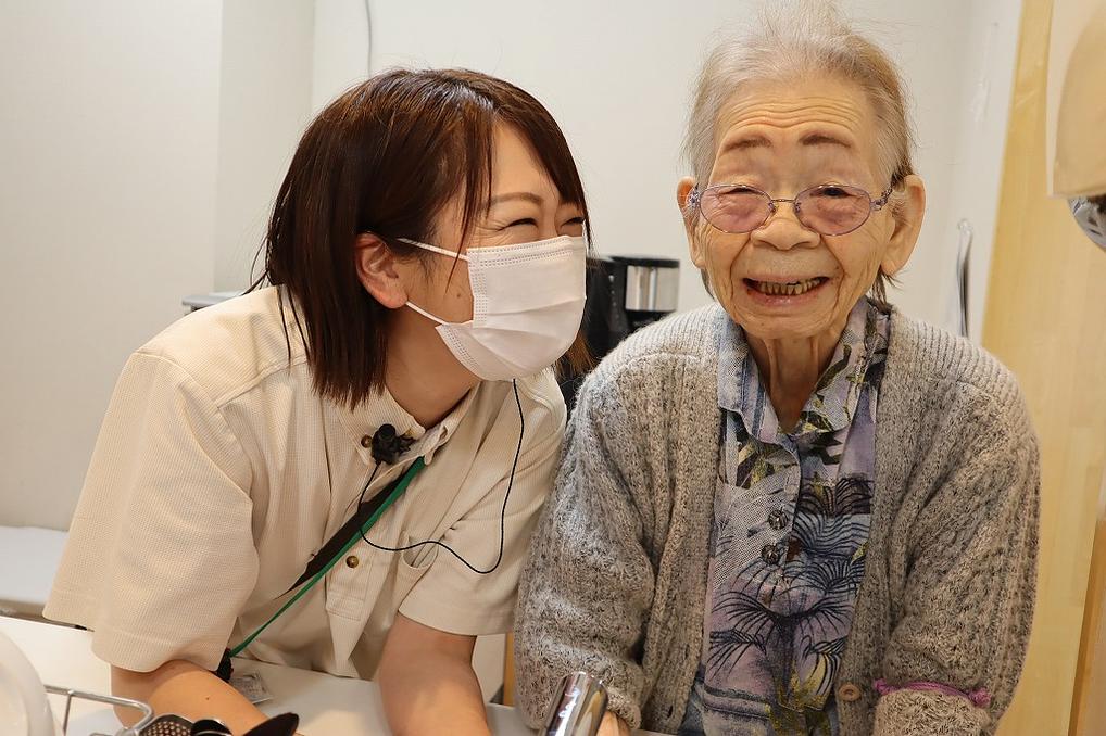 ご入居者様が役割を持ち、いきいきと活躍されています