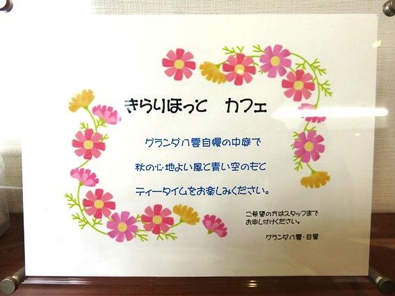 自慢の中庭を活かしたカフェをオープン！お花を眺めながらだと自然と会話も弾みます。
