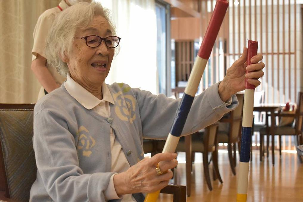 介護予防のために毎週積極的に体操を行っています。