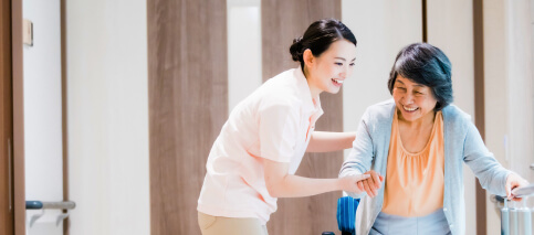 1 ご入居者とじっくり向き合う看護ができる！